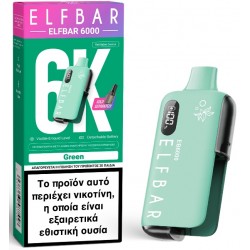 Elf Bar EB6000 Green 6000...
